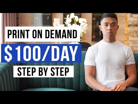 Print On Demand Tutorial For Beginners 2022 (Step by Step)