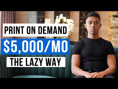 How To Start a Print On Demand Business & Make Money From Day 1 (Step by Step)