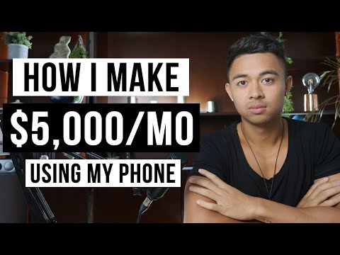How To Make Money Online With Just a Phone In 2022 (For Beginners)