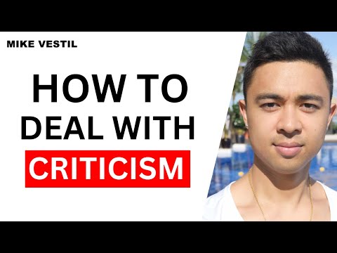 how to deal with criticism