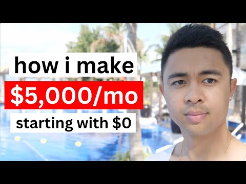 How To Make $5k Per Month If You're Broke (Make Money Online 2024)